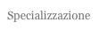 Specializzazione